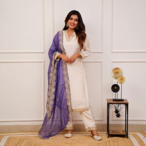 Stylish Designer Embroidery Kurta Set