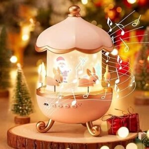 Children's Rabbit Galaxy Night Light - Starry Sky Projector, 360° Rotation, LED, USB, 6 Films, 5 Colors