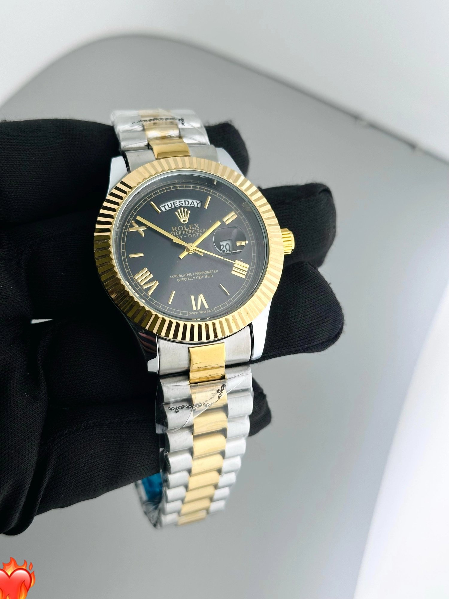 Rolex Oyster Perpetual Day Date Watch - Image 9