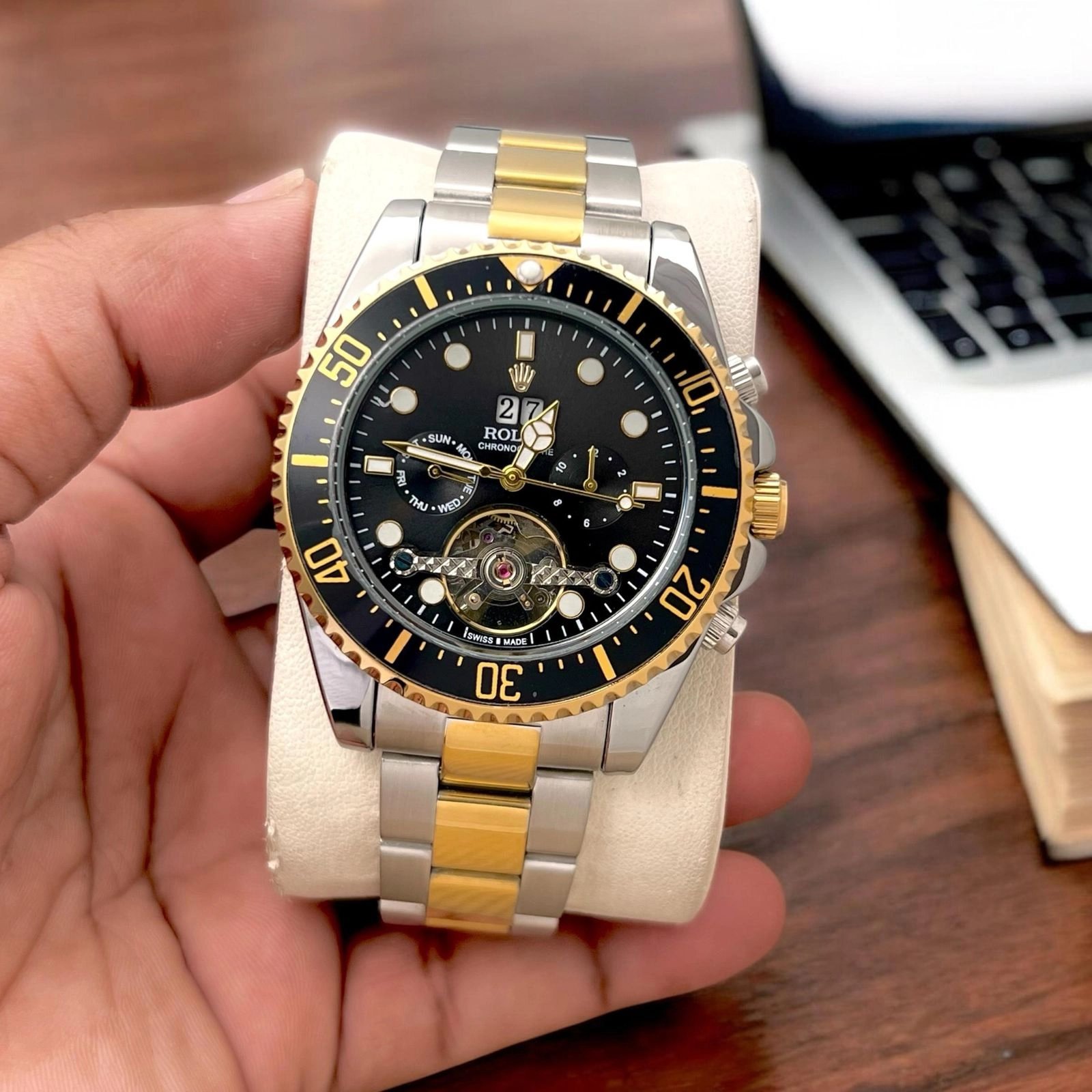 Rolex Chronographe Automatic Watch - Image 3