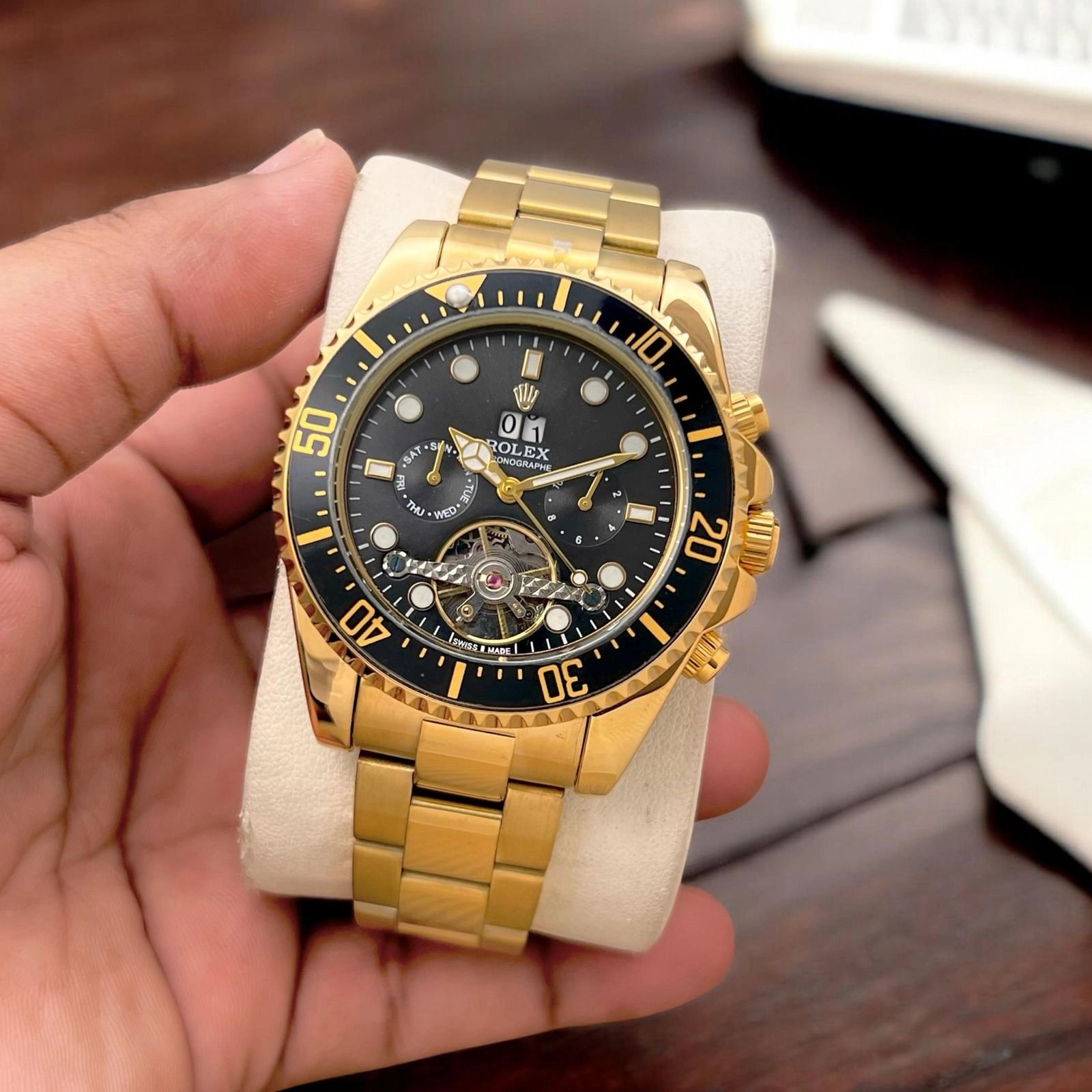 Rolex Chronographe Automatic Watch - Image 4