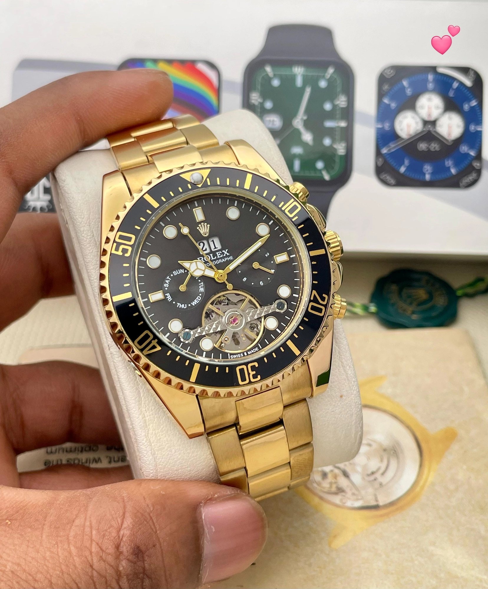 Rolex Chronographe Pendulum Automatic Watch - Image 4