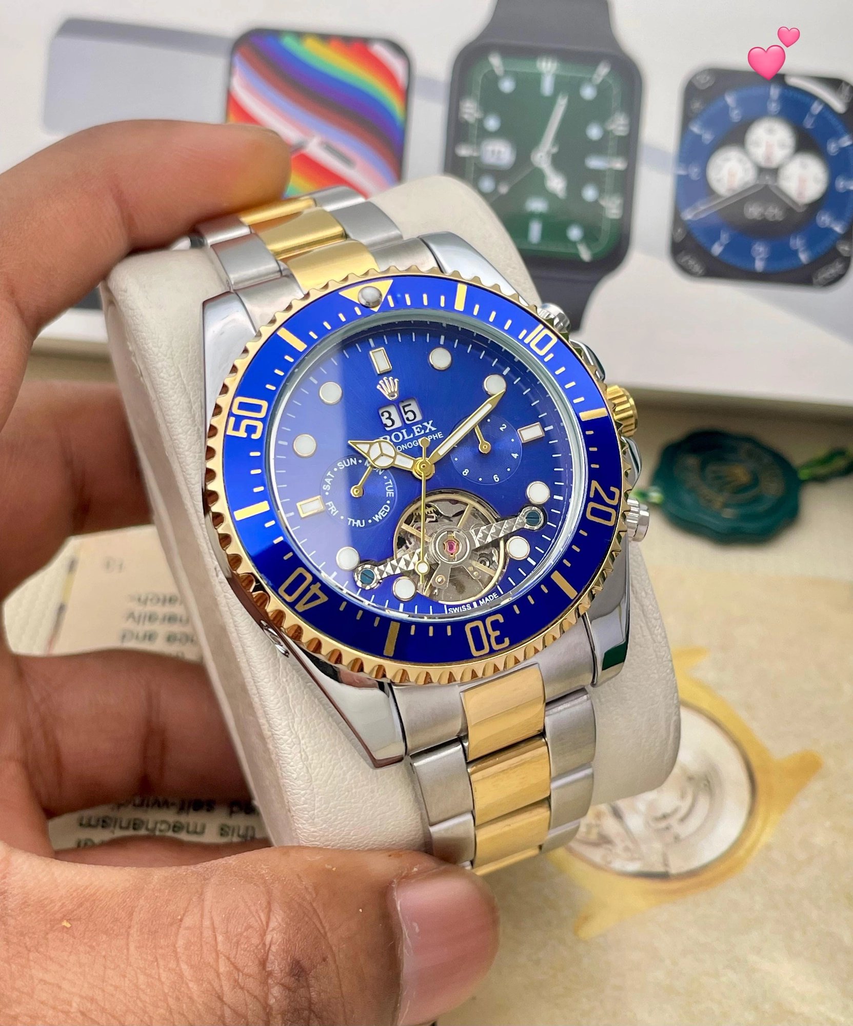 Rolex Chronographe Pendulum Automatic Watch - Image 5