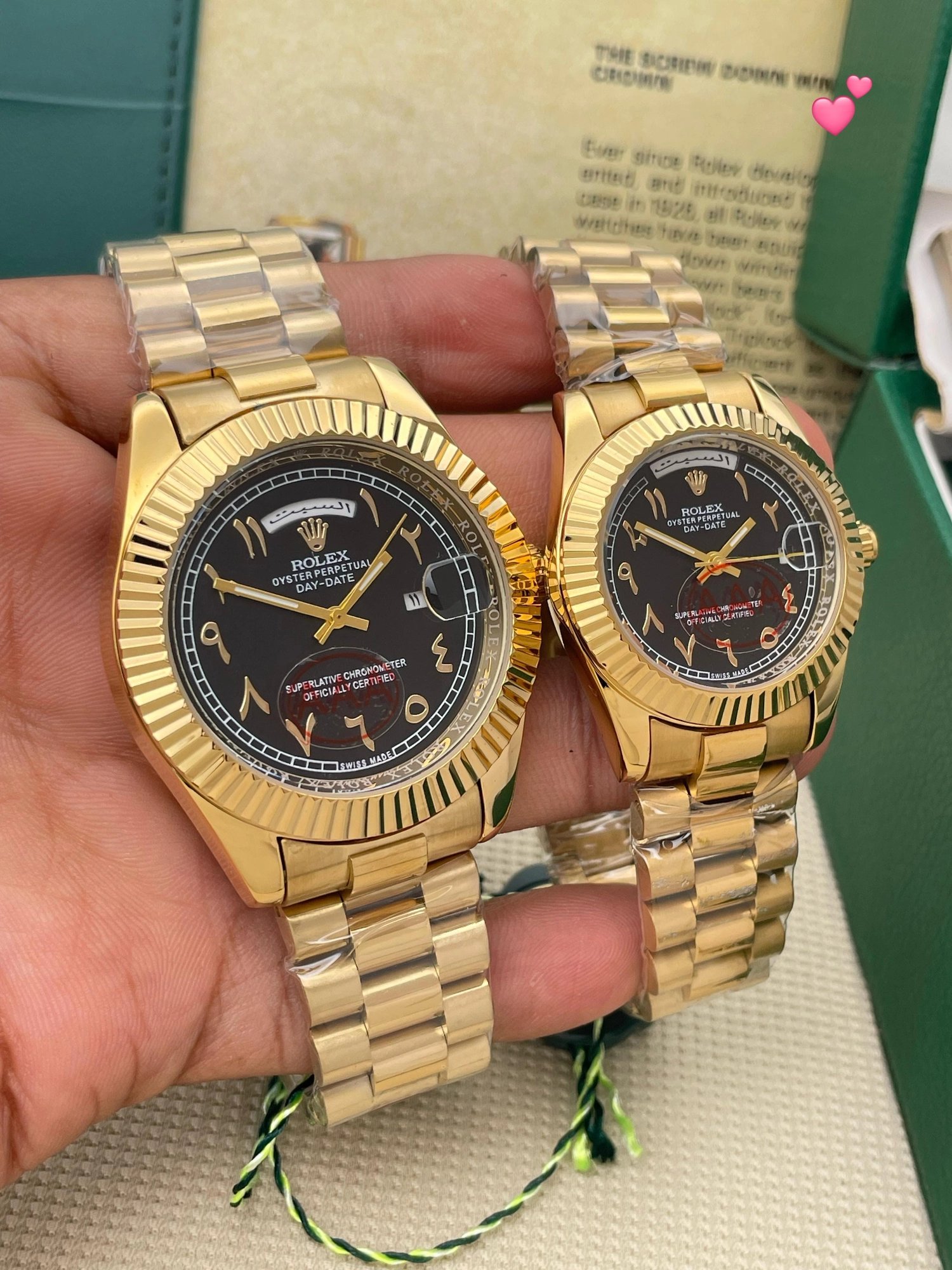 Rolex Oyster Perpetual Day-Date Couple Watch - Image 5