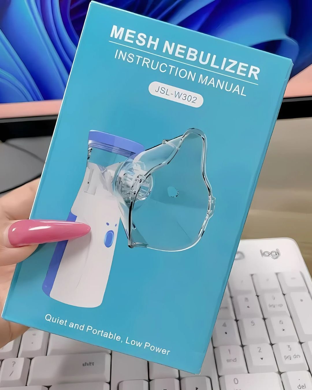 Mini Portable Mesh Nebulizer β Silent Ultrasonic Inhaler for Kids & Adults | Rechargeable, Compact & Travel-Friendly Nebulizer Machine for Breathing Relief - Image 9