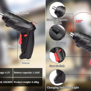 47-in-1 Cordless Electric Screwdriver Set