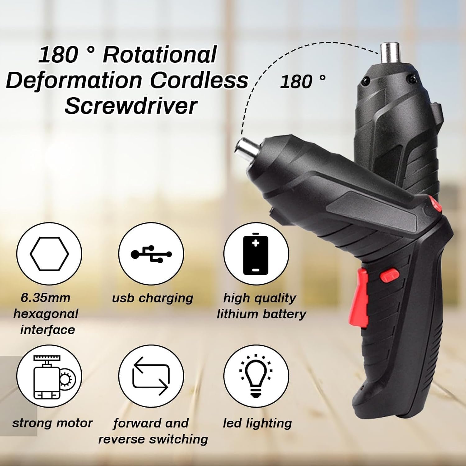 47-in-1 Cordless Electric Screwdriver Set - Image 5