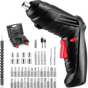 47-in-1 Cordless Electric Screwdriver Set