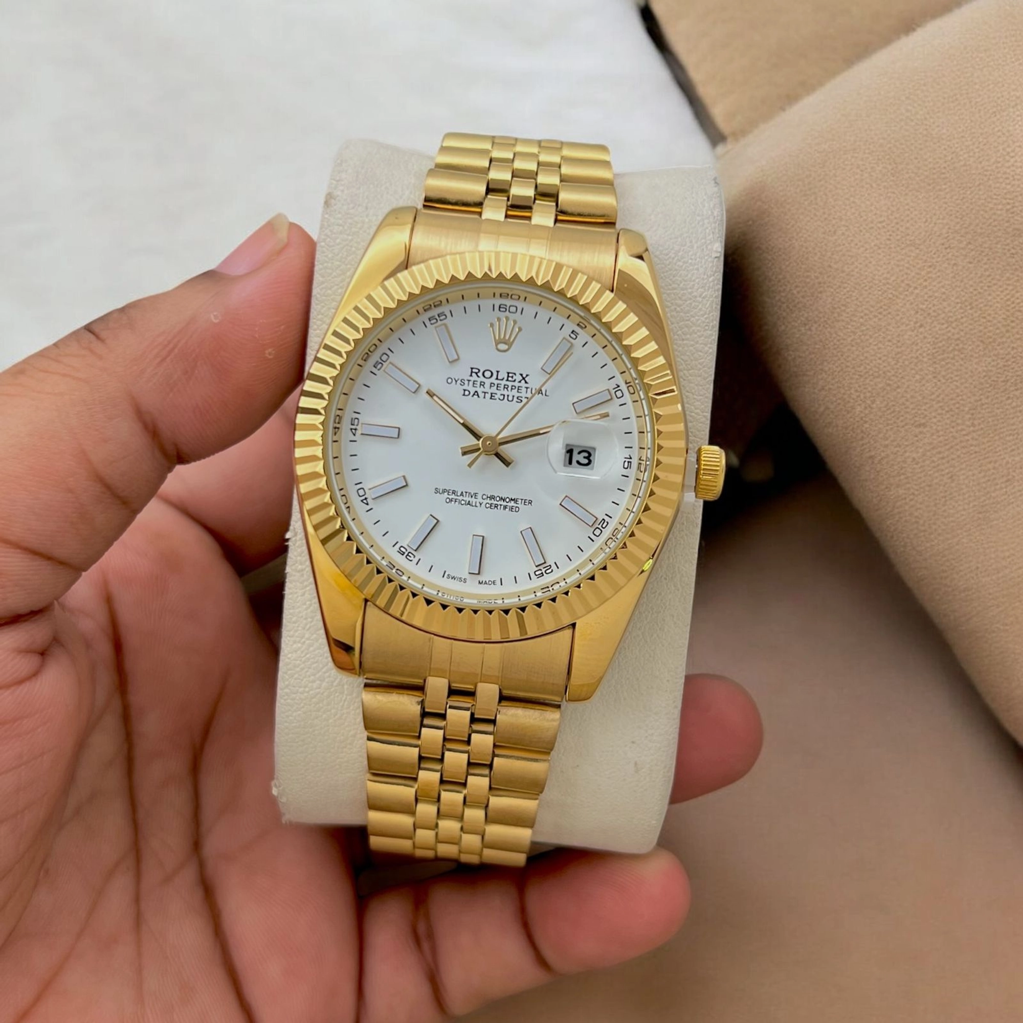 Rolex Oyster Perpetual Date Just Watch - Image 7