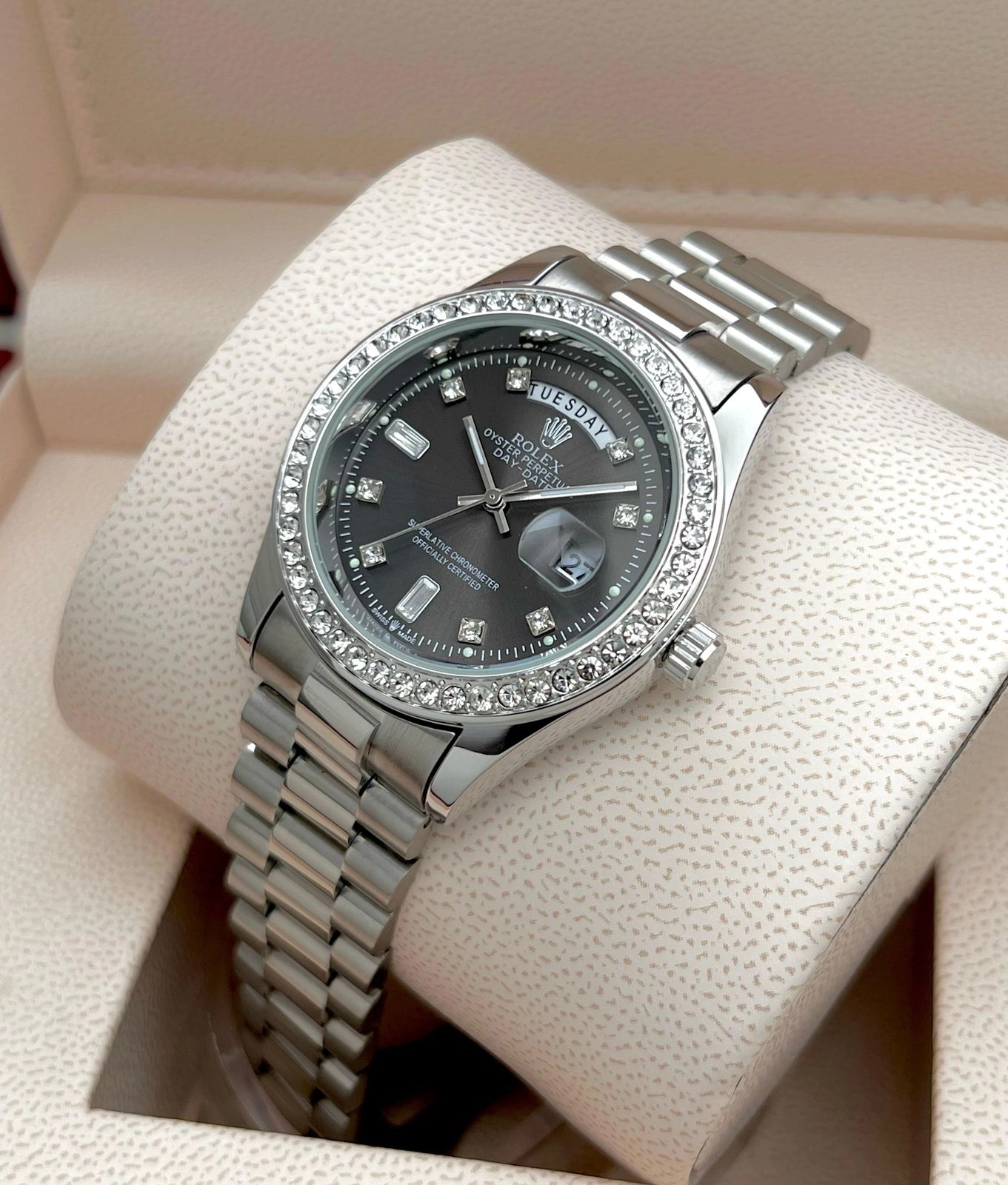 Rolex Oyster Perpetual Day-Date Diamond Watch