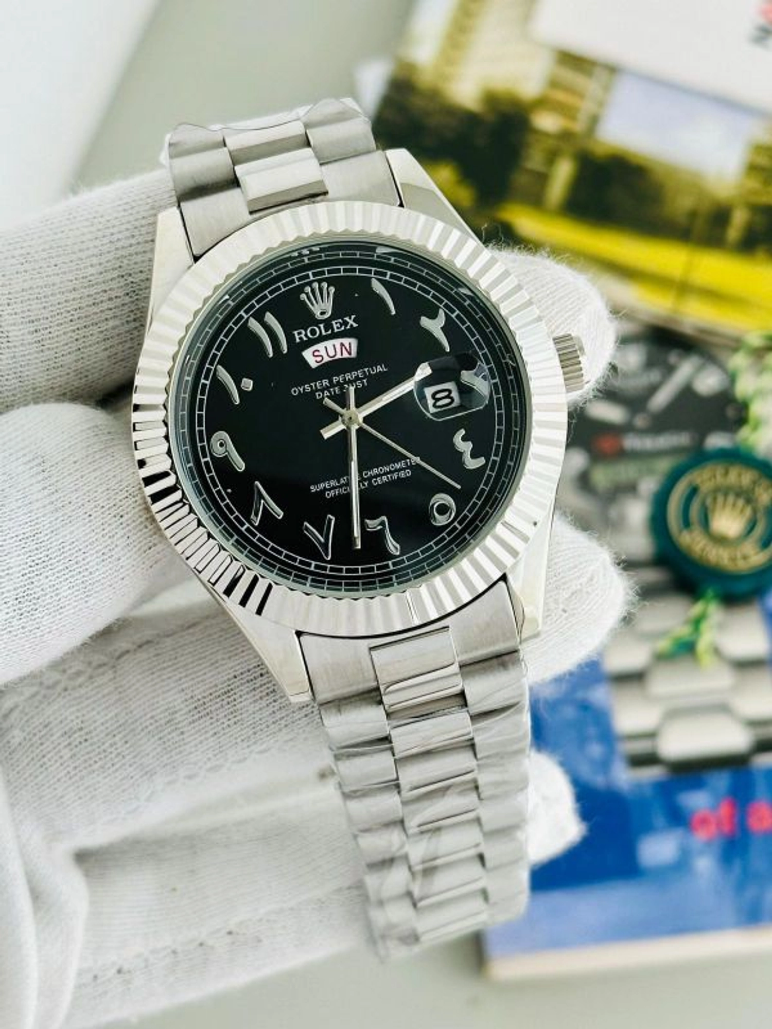 Rolex Arabic Dail Watch