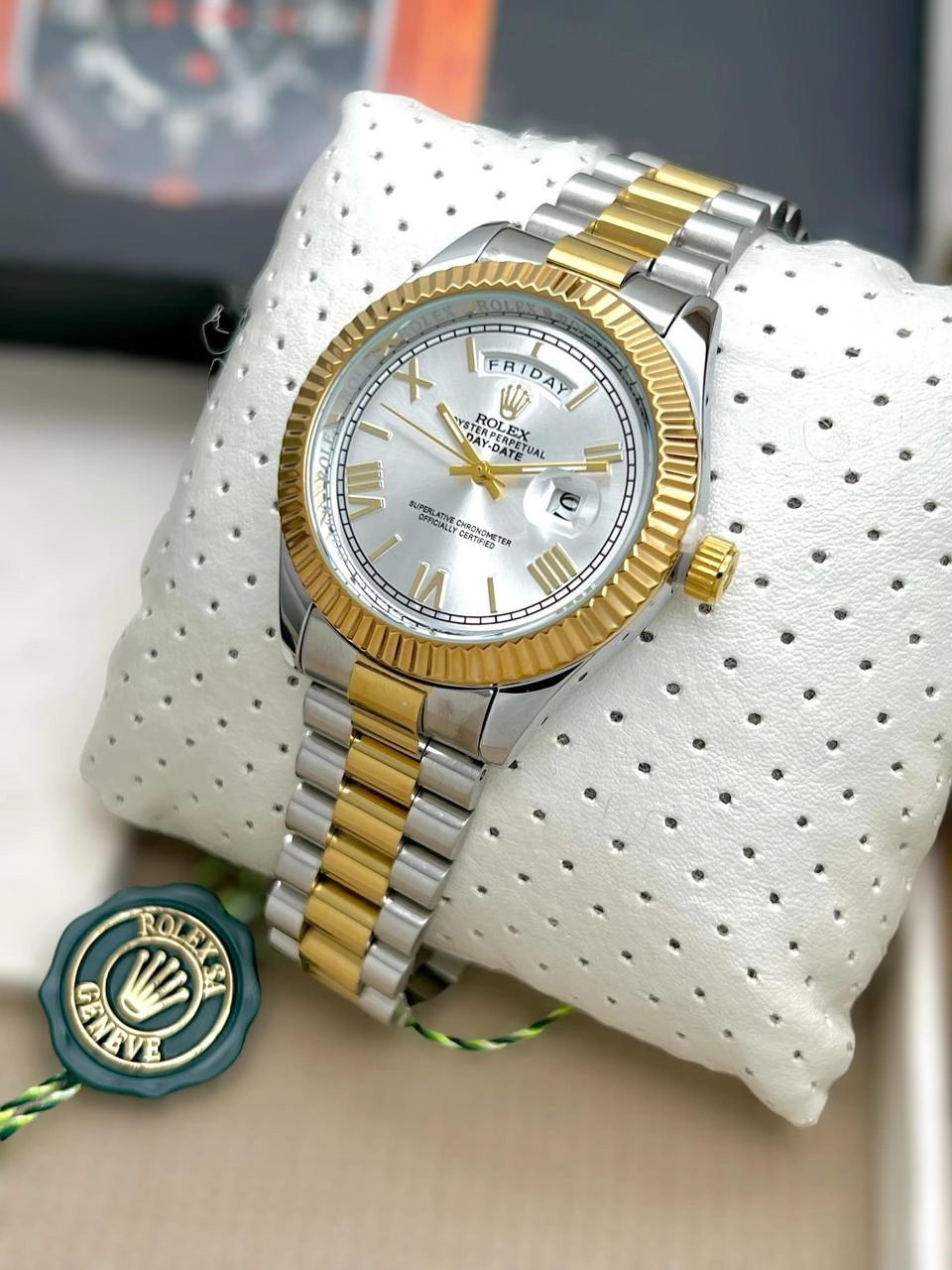 Rolex Oyster Perpetual Day-Date Elite Watch - Image 4