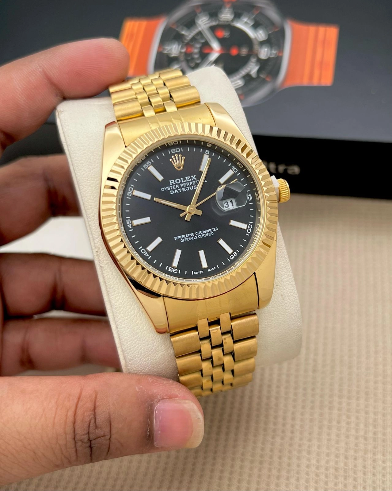 Rolex Oyster Perpetual Date Just Watch - Image 3