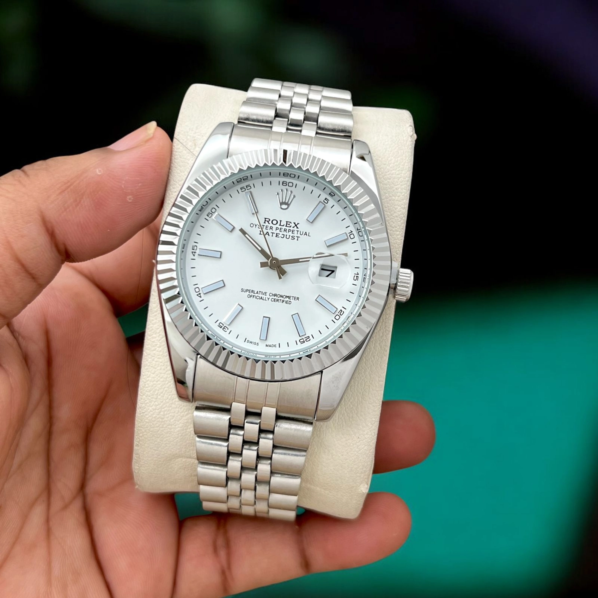 Rolex Oyster Perpetual Date Just Watch - Image 3