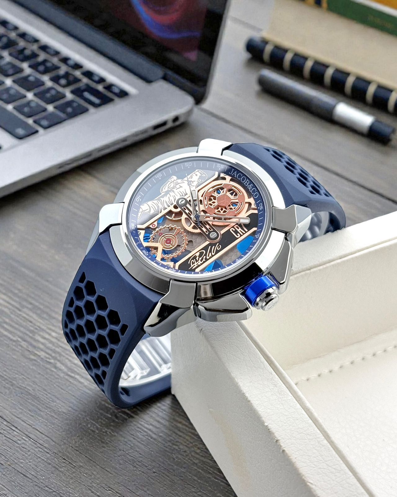 Cristiano Ronaldo Inspired Jacob & Co. Style Watch – All Open Dial Edition