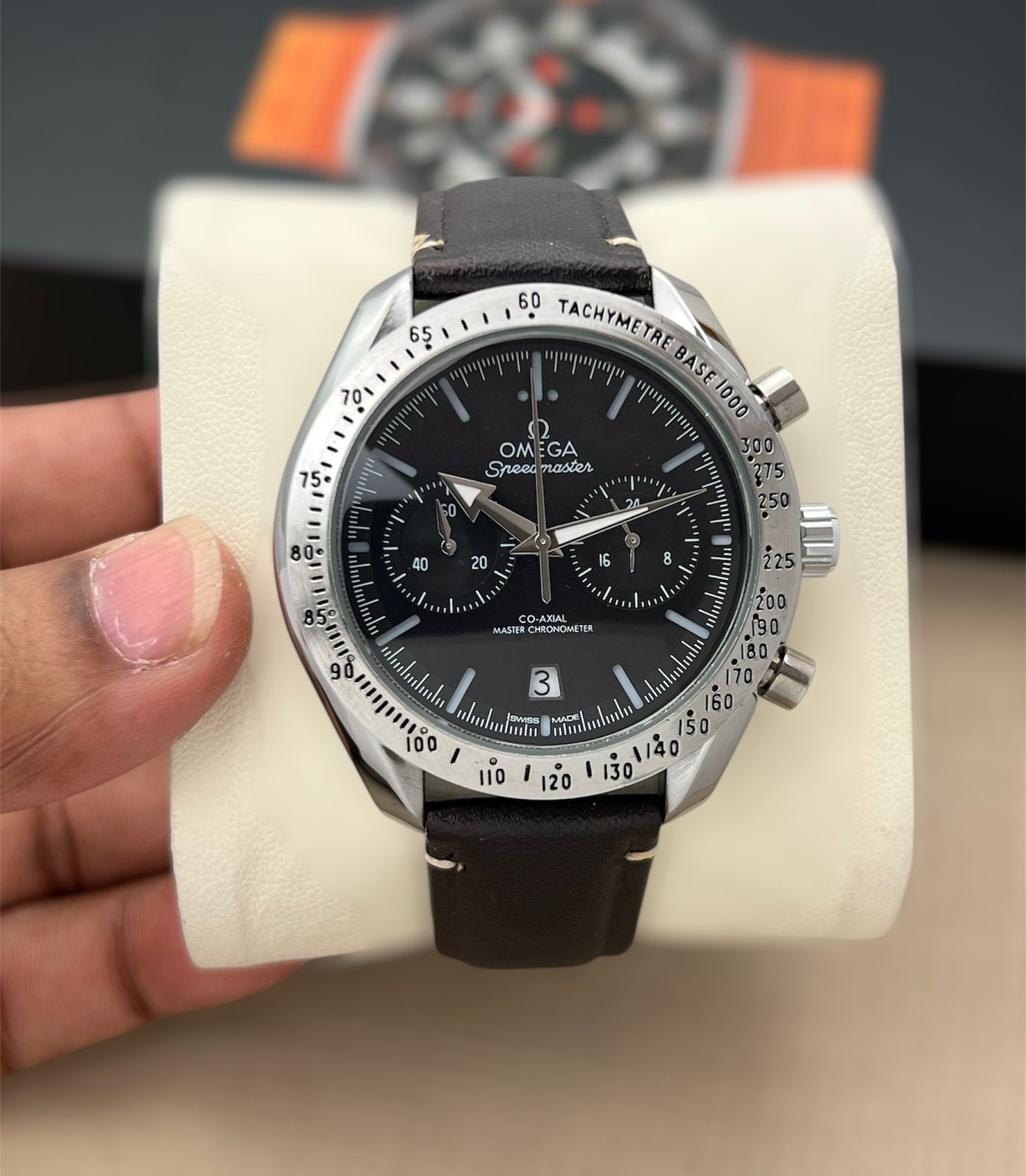 Omega Speedmaster – Men’s Leather Strap Edition