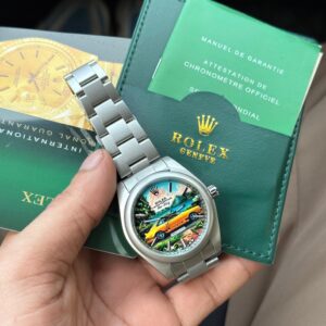 Rolex Custom Hand-Painted 911 Porsche Inspired