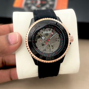 Seiko Men’s Automatic – Silicone Strap Edition