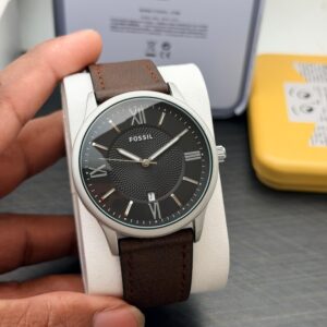Fossil Men’s Leather Strap Watch