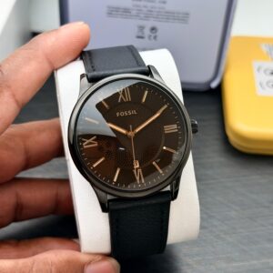 Fossil Men’s Leather Strap Watch