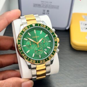 Fossil Men’s Metal Chain Chronograph Watch