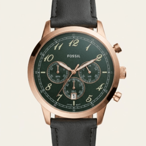 Fossil Neutra Chronograph Watch – Copper Black Edition