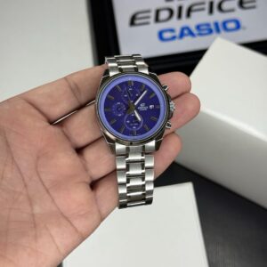 Edifice Standard Chronograph Watch – Blue Dial Edition
