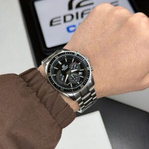 Edifice Standard Chronograph Watch – Black Dial Edition