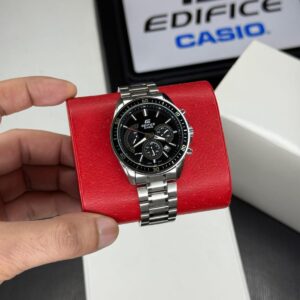 Edifice Standard Chronograph Watch – Black Dial Edition