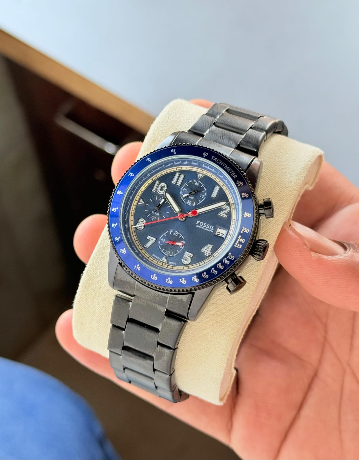 Fossil Sport Tourer Chronograph Watch – Black Edition - Image 4