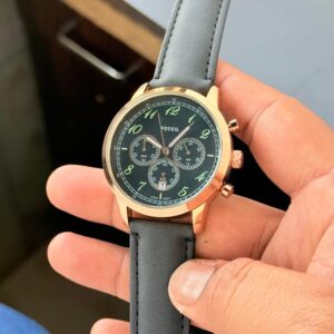 Fossil Neutra Chronograph Watch – Copper Black Edition