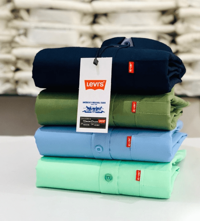 Levi’s 4 Shirt Combo – Plain Shirt Collection - Image 6