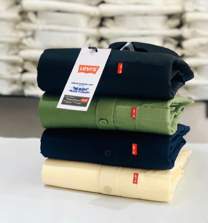 Levi’s 4 Shirt Combo – Plain Shirt Collection - Image 7