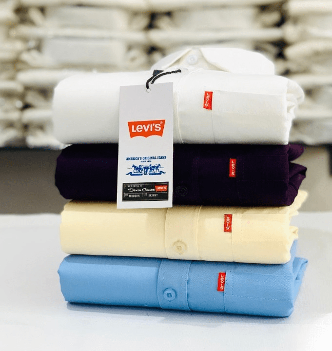 Levi’s 4 Shirt Combo – Plain Shirt Collection