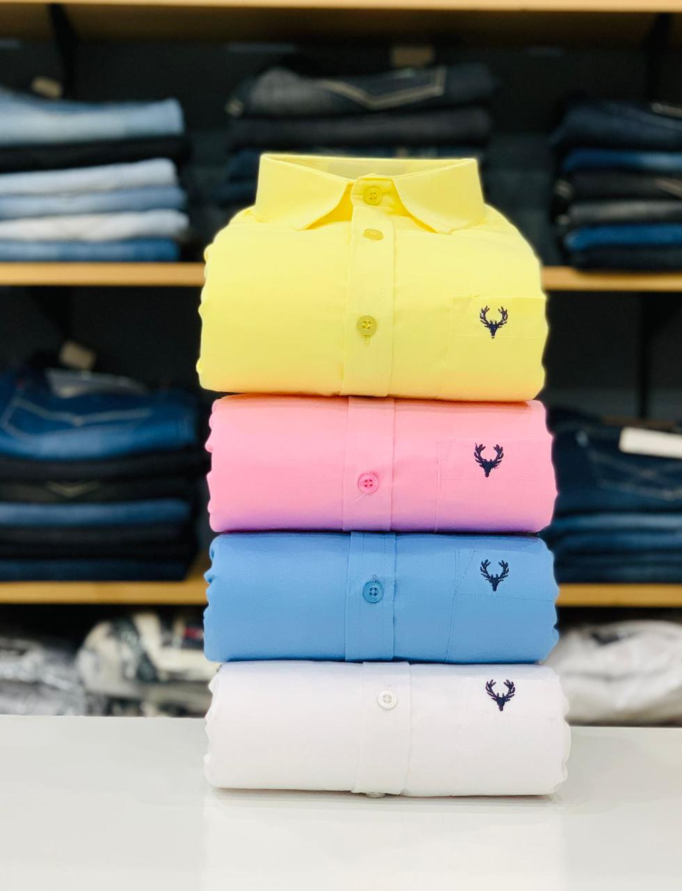 Allen Solly 4 Shirt Combo β Plain Shirt Collection