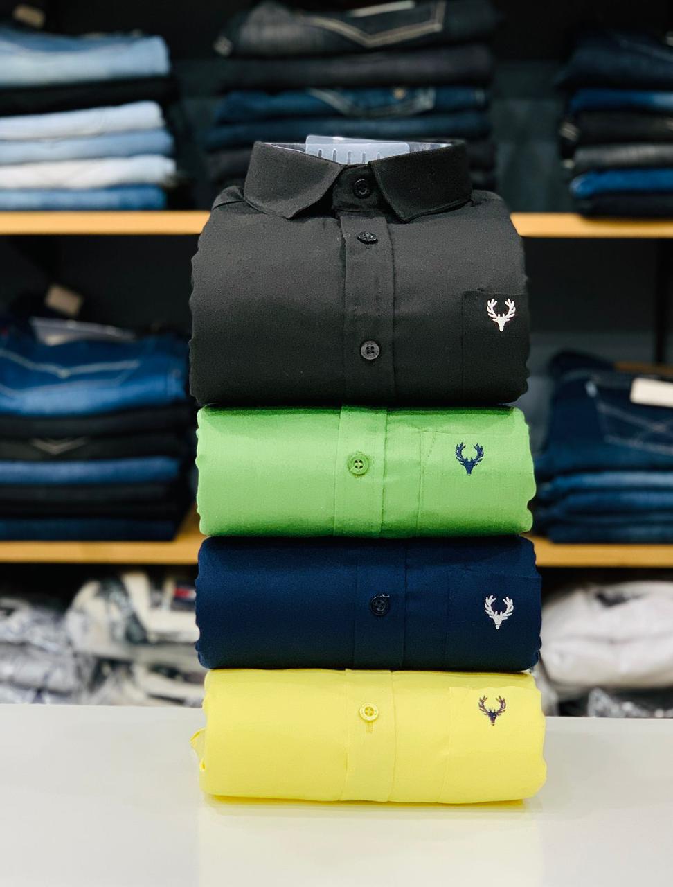 Allen Solly 4 Shirt Combo β Plain Shirt Collection - Image 3