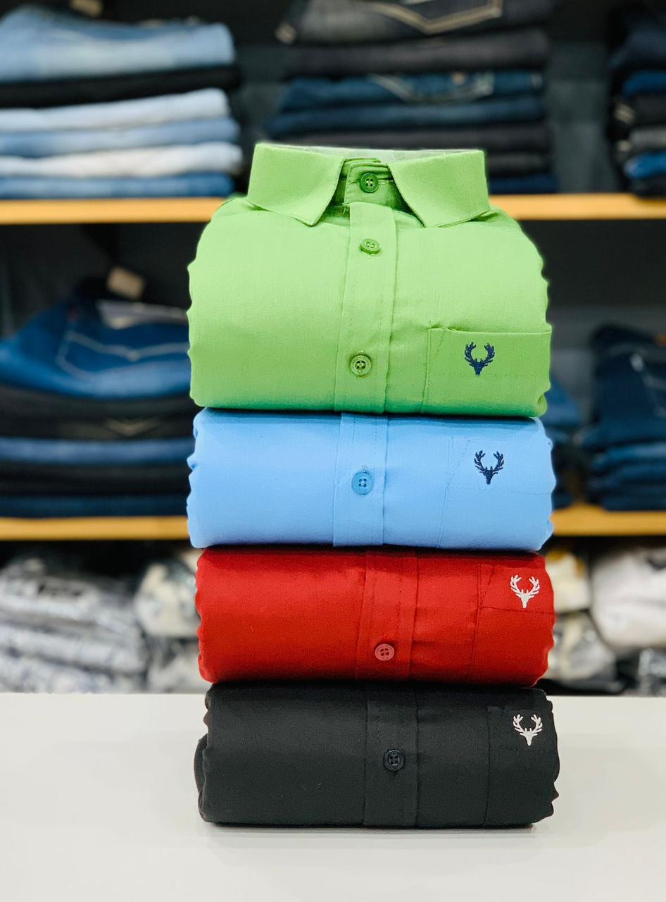 Allen Solly 4 Shirt Combo β Plain Shirt Collection - Image 5