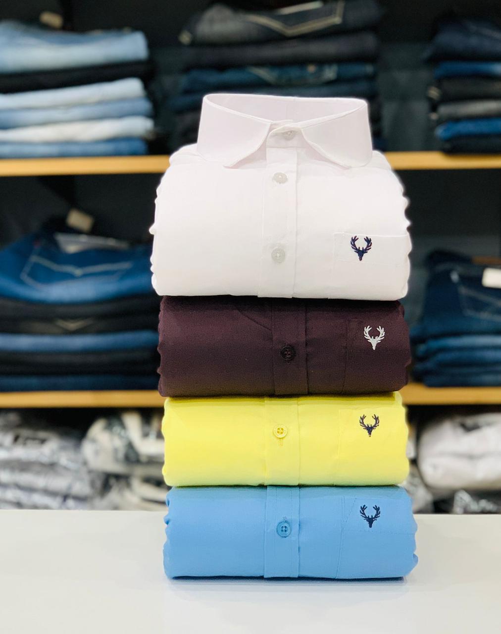 Allen Solly 4 Shirt Combo β Plain Shirt Collection - Image 6