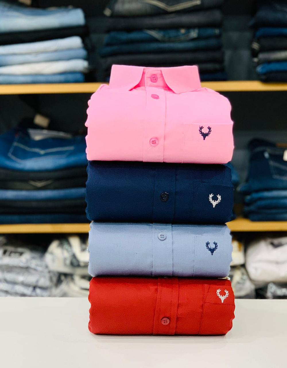 Allen Solly 4 Shirt Combo β Plain Shirt Collection - Image 4