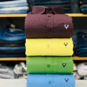 Allen Solly 4 Shirt Combo – Plain Shirt Collection