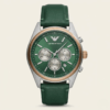 Emporio Armani Men’s Chronograph Watch – All Chrono Working - A