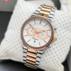Ferragamo Men’s Chronograph Watch – Date Working Edition