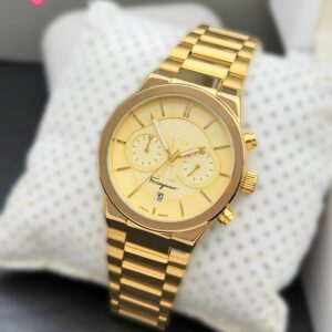 Ferragamo Men’s Chronograph Watch – Date Working Edition