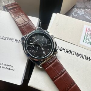 Emporio Armani Men’s Chronograph Watch – All Chrono Working