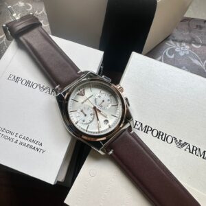 Emporio Armani Men’s Chronograph Watch – All Chrono Working