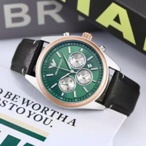 Emporio Armani Men’s Chronograph Watch – All Chrono Working