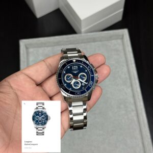 Longines HydroConquest Chronograph Watch – Blue Dial Edition