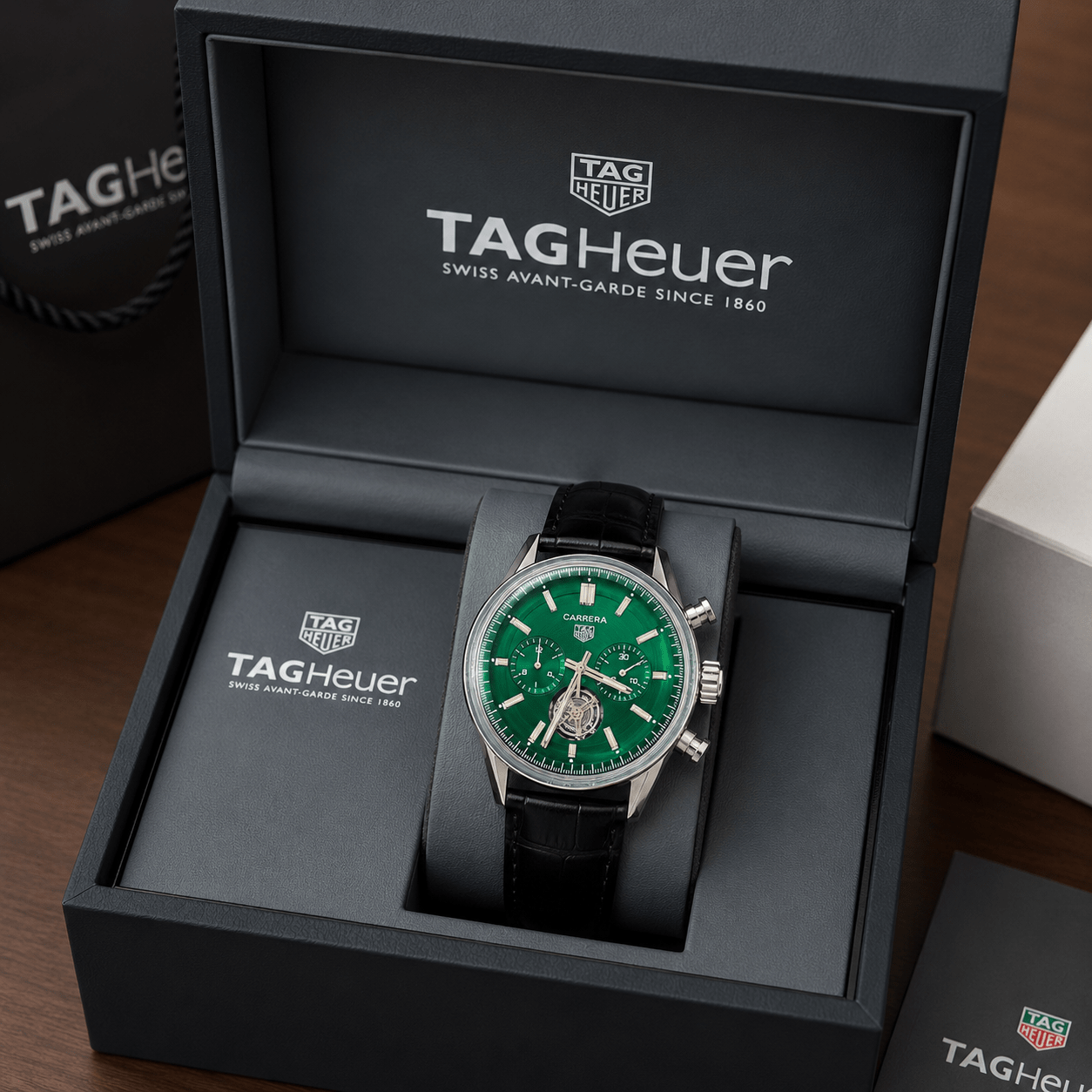 TAG Heuer Carrera Chronosprint X Porsche Premium Chronograph Watch for Men - Image 3