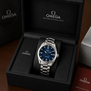Omega Railmaster Premium Stainless Steel Watch for Men – Classic Luxury Edition