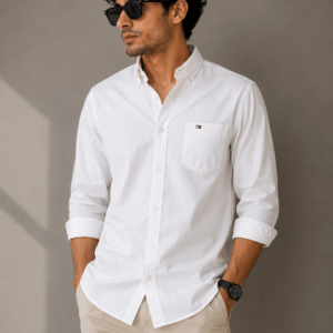 Tommy Hilfiger Linen Drop Shoulder Shirts